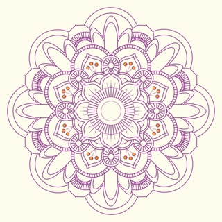 Grafik eines Mandalas